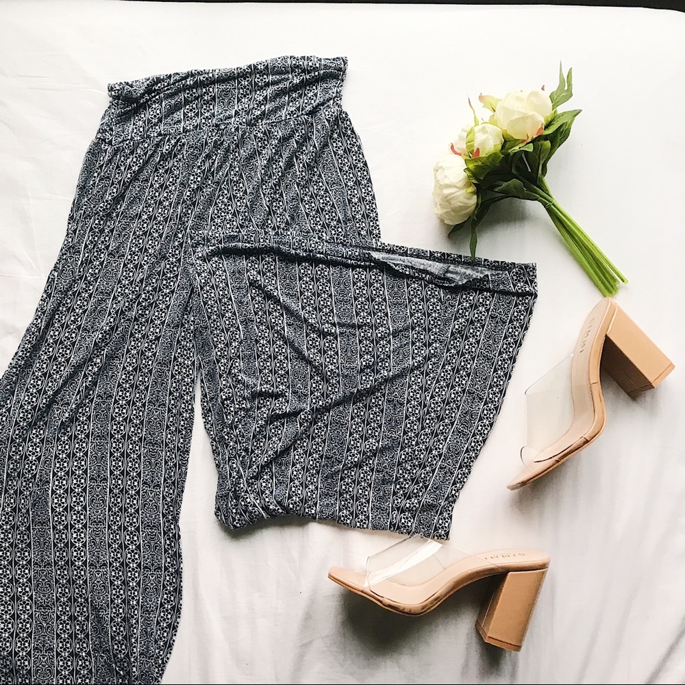 Printed palazzo pant